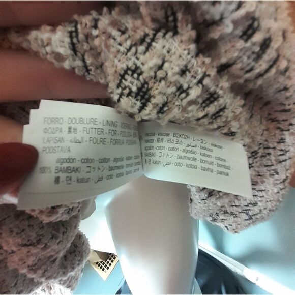 Zara Boucle Cotton Mini Bubble Dress - Picture 7 of 15